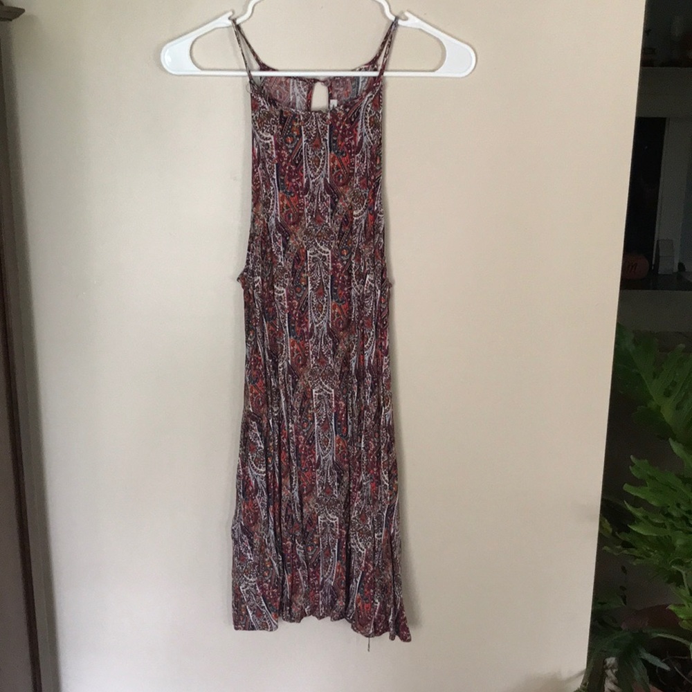 Patterned pink dress